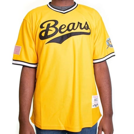 激レア Headgear Classics がんばれベアーズ The Bad News Bears 野球 Vネック ベースボールシャツ #3 米国