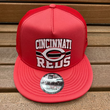 海外限定 ニューエラ LogoTrucker 9Fifty シンシナティ レッズ Reds トラッカーキャップ MLB