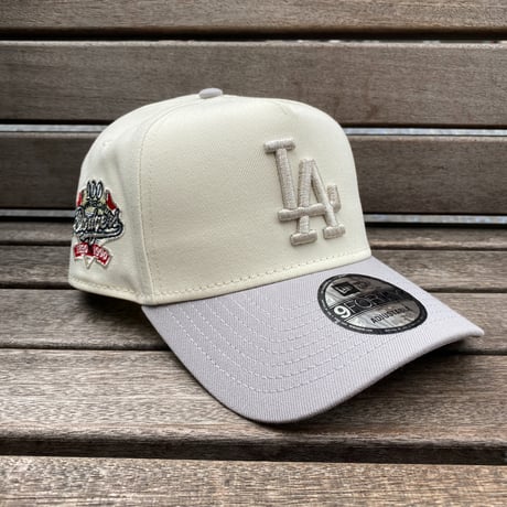 海外限定 Newera ニューエラ 9Forty A-Frame Aフレーム LA Dodgers ドジャース キャップ 100th Anniv (940-18)