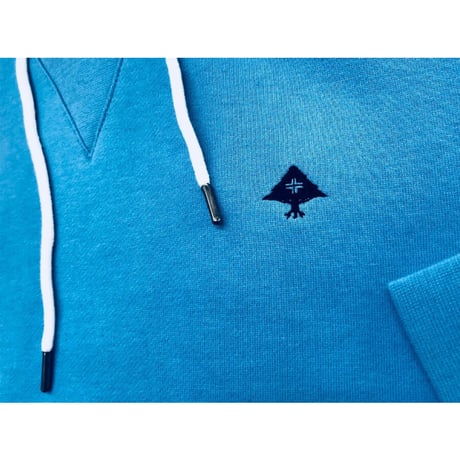 LRG エルアールジー Pullover プルオーバー パーカー ヘリテージ ブルー オービット柄 ツリーロゴ