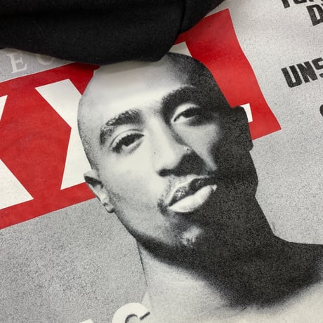 LA発 CreateX5 レジェンド TUPAC グラフィック プルオーバー パーカー COVER 2パック (GFX/Hdy10)