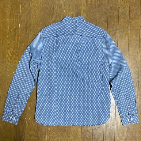 USAモデル TOMMY HILFIGER トミーヒルフィガー ESSENTIAL ダンガリー ボタンシャツ スリムフィット