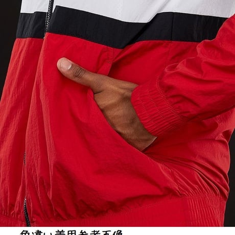 NIKE ナイキ JORDAN ジョーダン ナイロン JSW ダイヤモンド トラックジャケット 黒 赤 ウィンドブレーカー