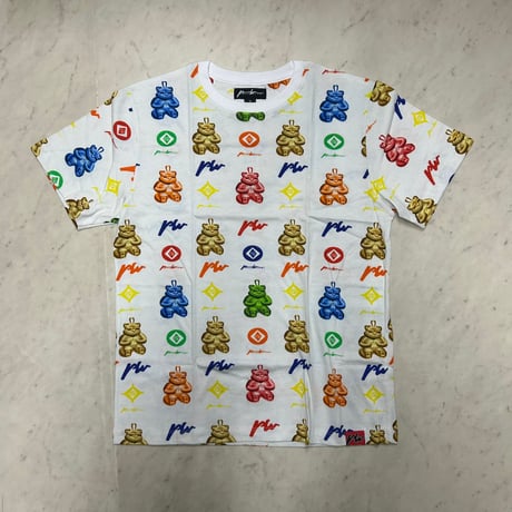 アメリカ製 Positive Wear Clothing ポジティブウェア クロージング All Over Bear Tシャツ (PWT45W)