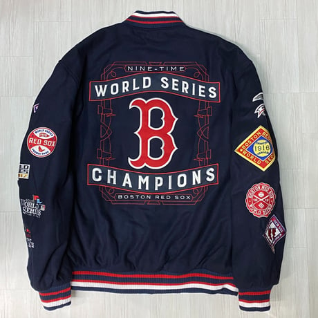 MLB JHデザイン REDSOX ボストン レッドソックス 限定 チャンピオンズ リバーシブルスタジャン