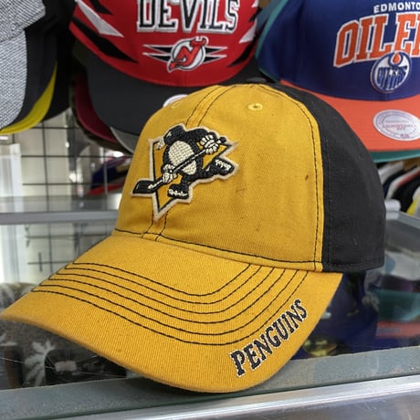 カナダブランド CCM ピッツバーグ Penguins ペンギンズ NHL ストラップバック ローキャップ