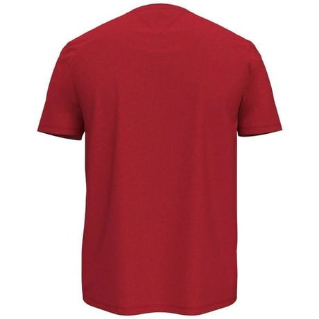 TOMMY JEANS トミージーンズ  半袖 Tシャツ 赤 Lock Upロゴ レギュラーフィット