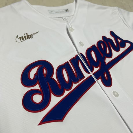 NIKE ナイキ Texas Rangers レンジャーズ Rodriguez イバン ロドリゲス MLB クーパーズタウンジャージー (MLBJ6)
