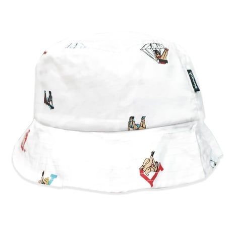 Diamond Supply Co. ダイヤモンドサプライ BUCKET HAT バケットハット ピンナップガール 白
