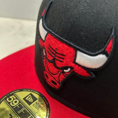 USA限定 59FIFTY ニューエラ Newera NBA シカゴ ブルズ Chicago Bulls バイカラー (5-4)