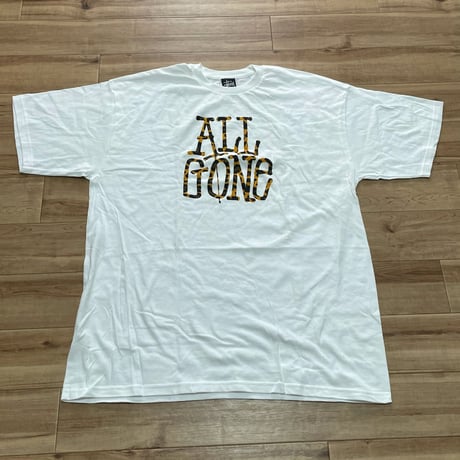 限定コラボ 【XL】 Stussy ステューシー La MJC ダブルネーム 半袖 ALL GONE Tシャツ 白 ALL GONE  レオパード (8)