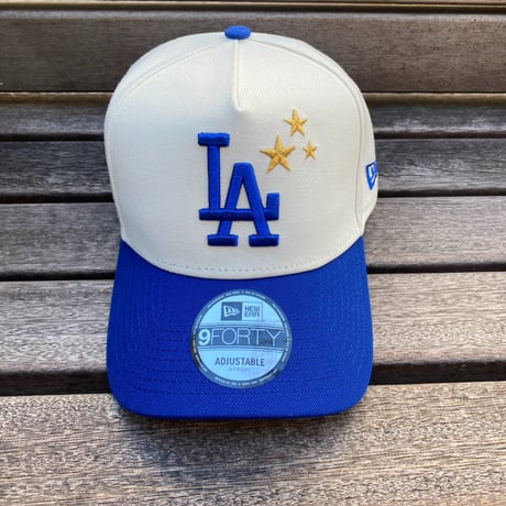 海外限定 Newera ニューエラ 9Forty Aフレーム LA Dodgers ロサンゼルス ドジャース キャップ Stars (940-125)