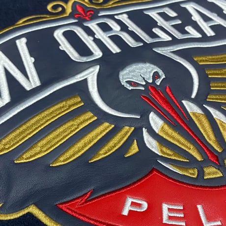 USA限定 JHデザイン NBA ニューオリンズ ペリカンズ Pelicans リバーシブル スタジャン