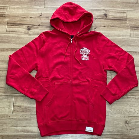 Diamond Supply Co ダイヤモンドサプライ Zip-Up ジップアップ パーカー 赤 ALL STAR オールスター(Z6)