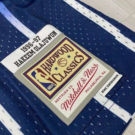 Mitchell&Ness NBA HWC ヒューストン ロケッツ HAKEEM アキーム ＃34 バスケシャツ