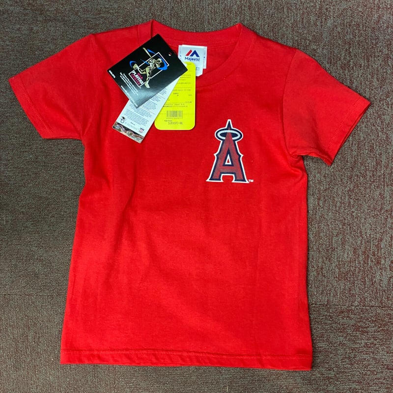 極美品 Majestic LA ANGELS 17 大谷翔平 Tシャツ 150 KIDS マジェスティック Majestic 大谷翔平 #17 LA Angels