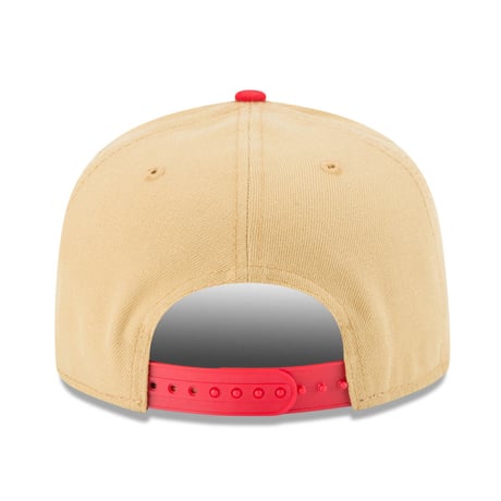 USA正規品 NFL ニューエラ NEWERA 旧ロゴ SF サンフランシスコ 49ers フォーティナイナーズ スナップバック 9Fifty アメフト 調節可 キャップ Baycik 2トーン