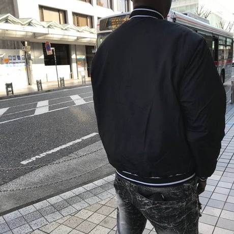 JHデザイン NFL ニューオリンズ セインツ Saints  リバーシブル スタジアムジャンパー アメフト 黒