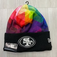 限定 NEWERA ニューエラ NFL クルーシャル キャッチ SF 49ers フォーティナイナーズ Prism (Beanie163)