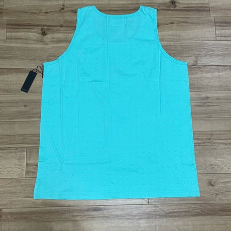 【2XL】 ダイヤモンドサプライ Diamond Supply Co タンクトップ DMNDブルー 総柄 ドット柄
