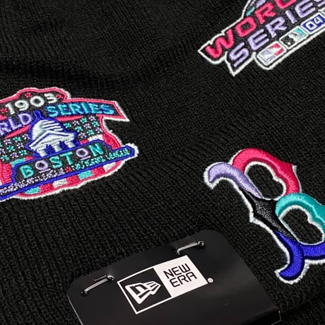 USA限定 NEWERA ニューエラ MLB WSチャンピオンズ ニット帽 ボストン レッドソックス Redsox