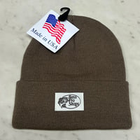 アメリカ製 全米最大級のアウトドアブランド Bass Pro Shops バスプロショップス ロゴラベル ニット帽 Shitake (Bps88)