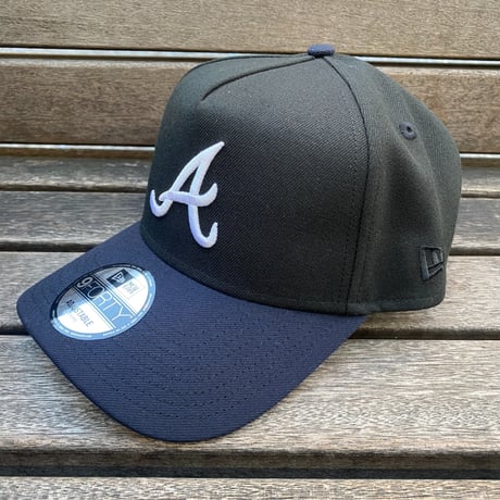 海外限定 Newera ニューエラ 9Forty Aフレーム Braves アトランタ ブレーブス 95ワールドシリーズ キャップ (940-266)
