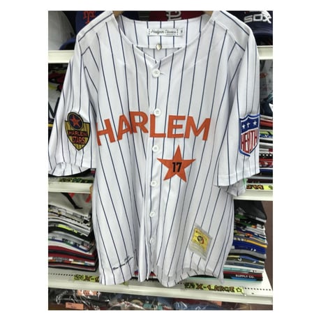 NEGRO LEAGUE ニグロリーグ Harlem Stars ハーレム スターズ ベースボールシャツ  背番号17 (HGC-BB13)