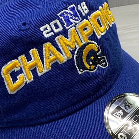 NFL ロサンゼルス ラムズ 9Twenty ニューエラ NEWERA 2018 チャンピオンズ キャップ 青