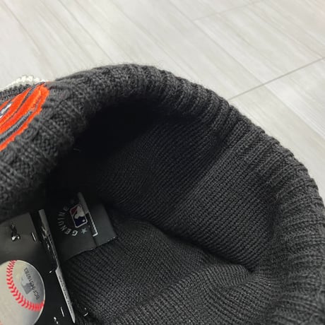 NEWERA ニューエラ MLB ボルチモア オリオールズ Orioles ニット帽 ポンポン付 ニットキャップ
