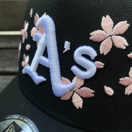 海外限定 Newera ニューエラ 9Forty Aフレーム Athletics アスレチックス SAKURA 桜 キャップ (940-229)