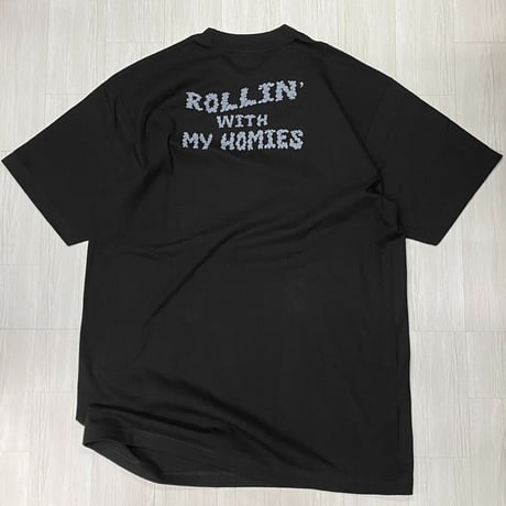 LA発 Cheech&Chong チーチアンドチョン グラフィック ヘビーウェイト Tシャツ 黒 RWMH