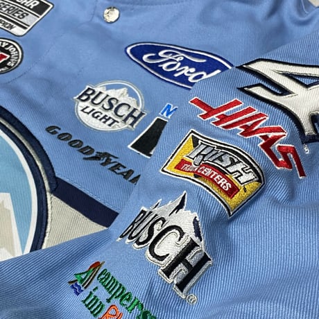 NASCAR ナスカー JHデザイン BUSCH LIGHT ブッシュライト FORD MUSTANG レーシングジャケット
