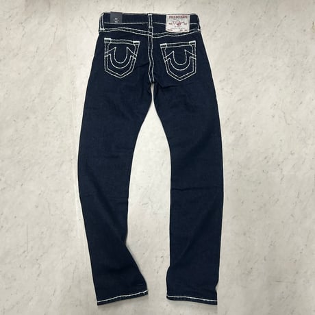 プレミアムジーンズ True Religion トゥルーレリジョン Ricky リッキー ストレッチ ストレートジーンズ (JNS258)