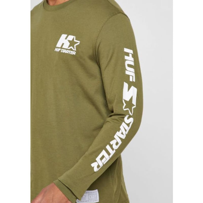 限定コラボモデル HUF ハフ STARTER スターター コラボデザイン 長袖 