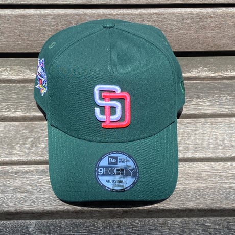 海外限定 Newera ニューエラ 9Forty A-Frame Aフレーム SD Padres パドレス 1998WS ワールドシリーズ キャップ (940-185)