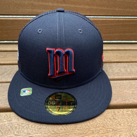 限定 NEWERA ニューエラ 59FIFTY スプリングトレーニング メッシュキャップ Twins ツインズ 紺