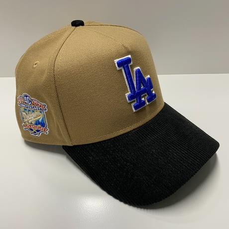 海外限定 Newera ニューエラ 9Forty Aフレーム LA Dodgers ドジャース 40周年記念 コーデュロイ キャップ (940-286)