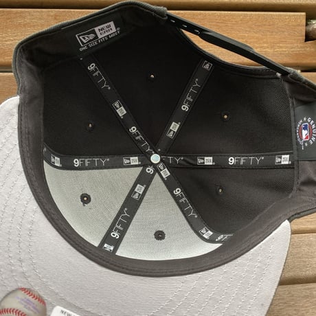 9FIFTY ニューエラ Newera ボストン レッドソックス REDSOX スナップバックキャップ 黒/白ロゴ