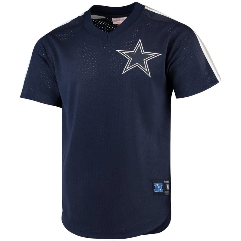 Mitchell &amp; Ness - 【売り尽くし】NFL　ダラスカウボーイズ　オフィシャルVネック　ジャージ　新品 Mitchell & Ness - 【売り尽くし】NFL ダラスカウボーイズ