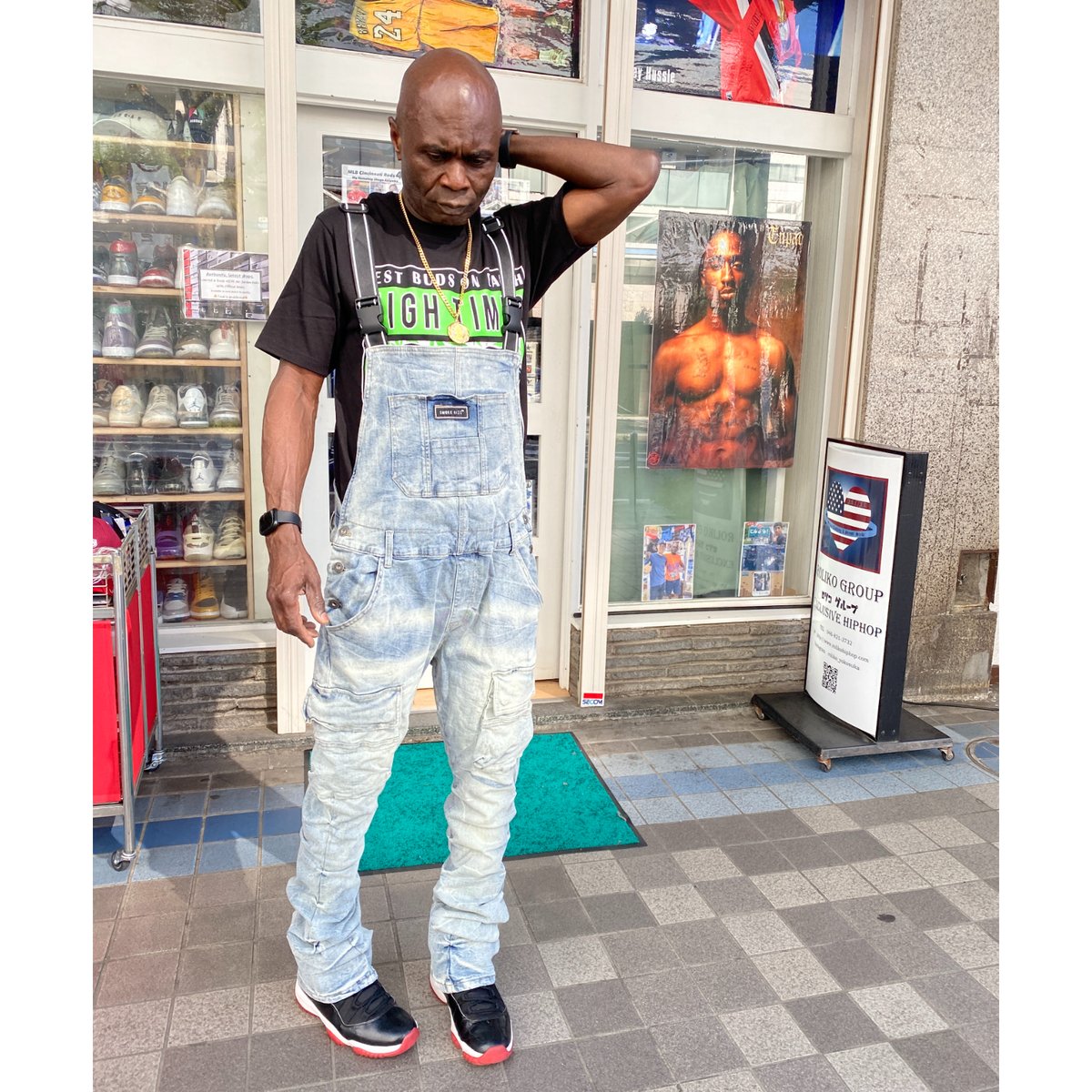 パンツ SmokeRise Stacked Utility Denim Overalls fit=scale-down,w=1200