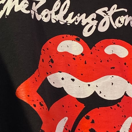 LA発 The Rolling Stones ローリングストーンズ 半袖 ヘビーウェイト Tシャツ 黒 バンドT