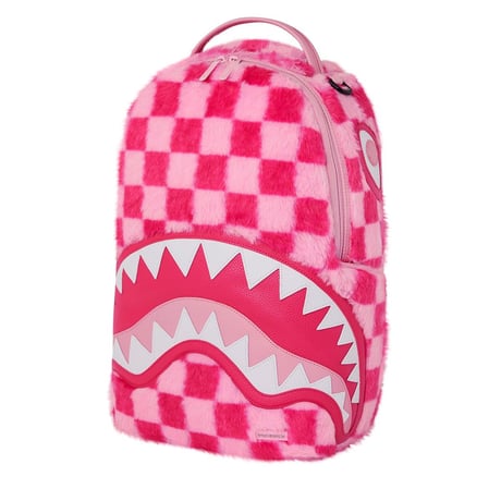 米国仕様 SPRAYGROUND スプレイグラウンド SFURZILLA SHARK BACKPACK ピンクファー バックパック (BKPK58)