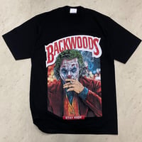 LA発  BACKWOODS バックウッズ アンダーグラウンド グラフィック ヘビーウェイト Tシャツ (GTS62)