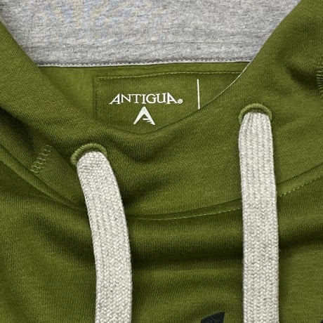 米国老舗ブランド Antigua ロサンゼルス ドジャース MLB オリーブ VICTORY HOODIE