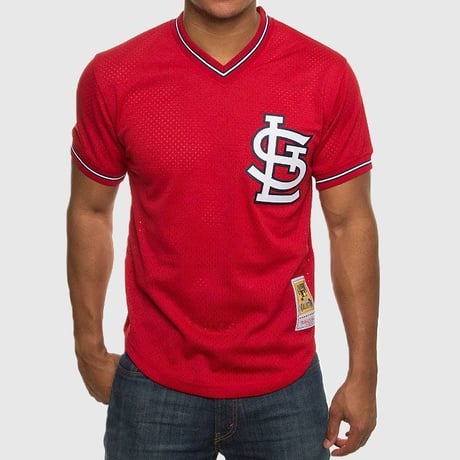 Mitchell&Ness ミッチェル&ネス BPジャージ MLB公式 セントルイス Cardinals カージナルス BBシャツ