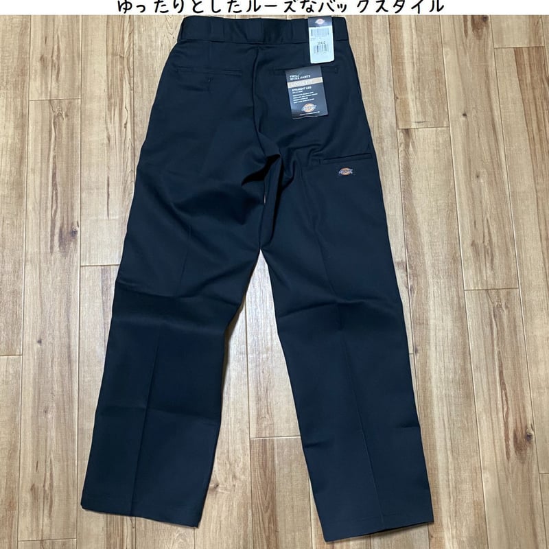 USAモデル Dickies ディッキーズ LOOSE FIT ダブルニー BK ブラック 極... 34×32〖新品〗ディッキーズ ダブルニー ルーズフィットW34×L32ブラック