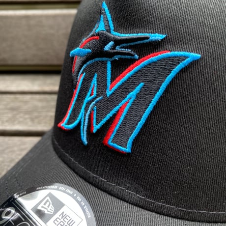 USA仕様 Newera ニューエラ 9Forty A-Frame Aフレーム Marlins マイアミ マーリンズ OTC キャップ (940-83)