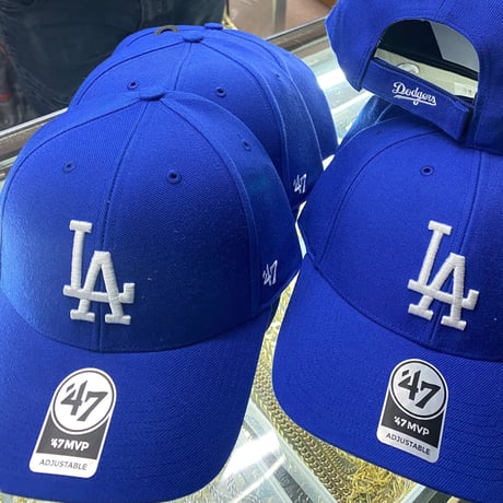 47Brand USA ロサンゼルス ドジャース MVP ベルクロ ベースボールキャップ MLB