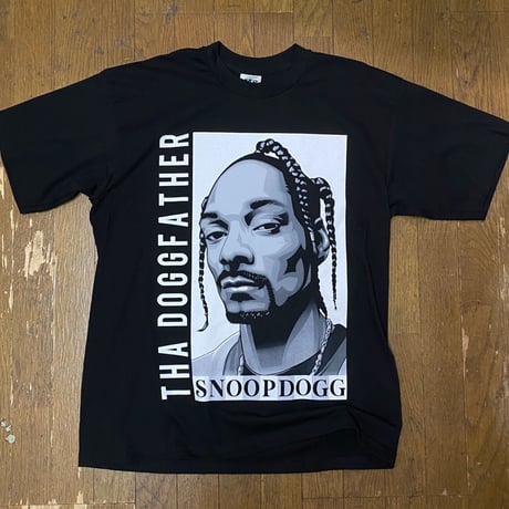 LA発 Snoop Dogg スヌープドッグ グラフィック 半袖 ヘビーウェイト Tシャツ HIPHOPレジェンド